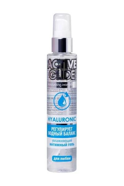 Увлажняющий интимный гель ACTIVE GLIDE HYALURONIC, 100 г