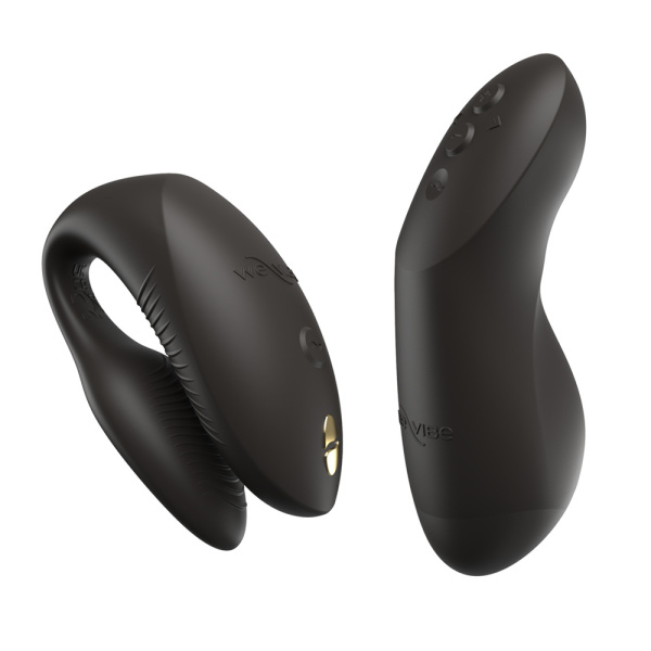 Вибратор для пар WE-VIBE Chorus Pro черный, силикон,4,1