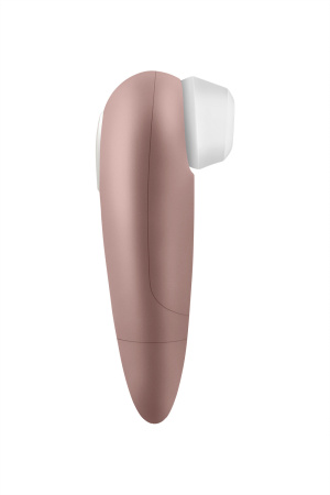 Вакуум-волновой стимулятор клитора Satisfyer Number One, ABS пластик, розовый, 14,5 см