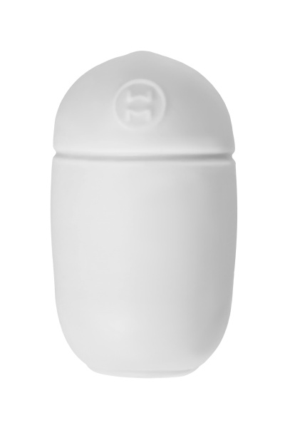 Яйцо-мастурбатор Capsule 06 PETAL, TPE, белый, 8 см (в зиплоке )