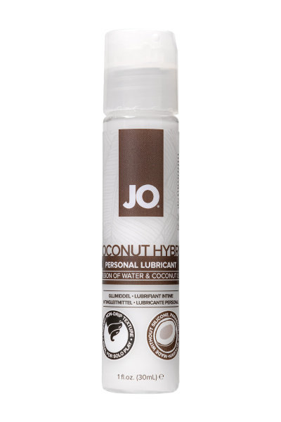 Лубрикант на основе воды и кокосового масла JO Coconut Hybrid, 30 мл