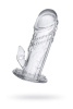 Насадка на пенис с дополнительной стимуляцией A-Toys by TOYFA Uco, TPE, прозрачный, 13 см